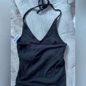 Old Navy Rib Knit Halter Tank Top